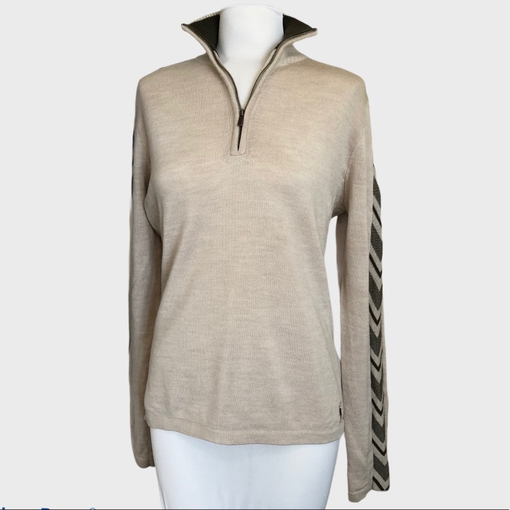 Smartwool 1/4 Zip Merino Wool Sweater L